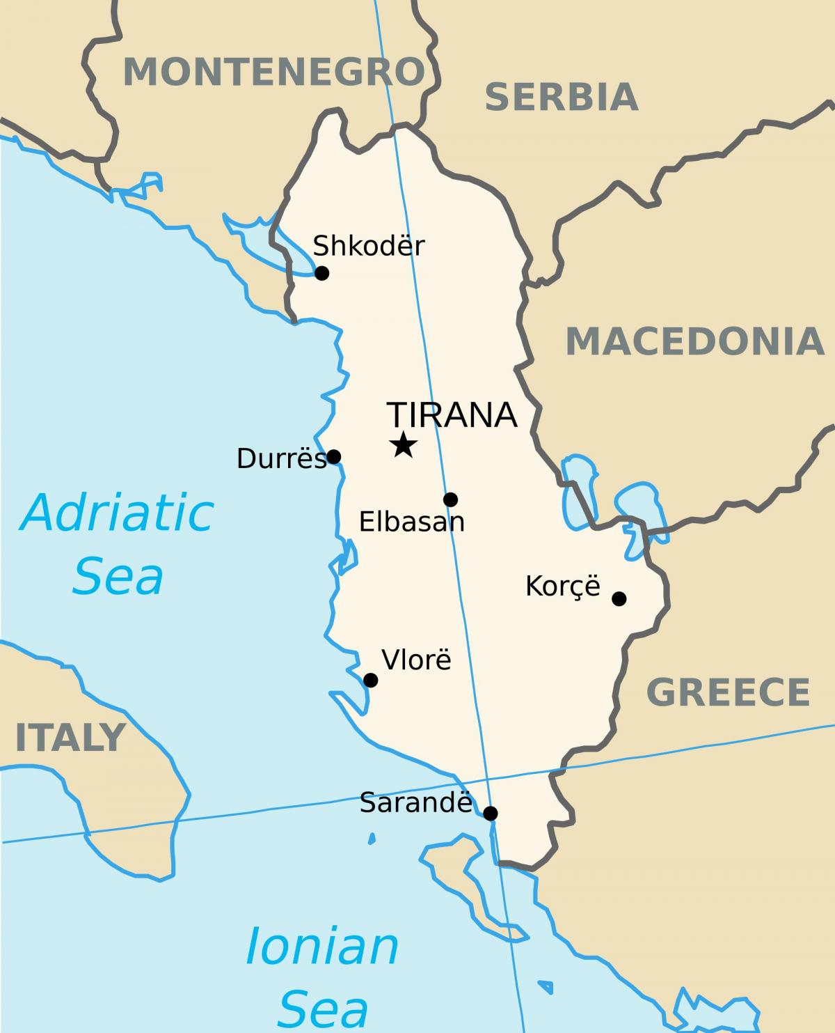 мапата saranda Албанија