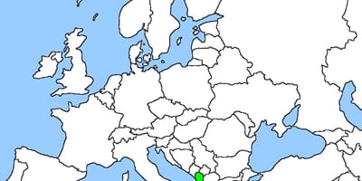 Мапата на Албанија мапа на локација