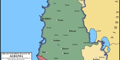 Карта на драч Албанија